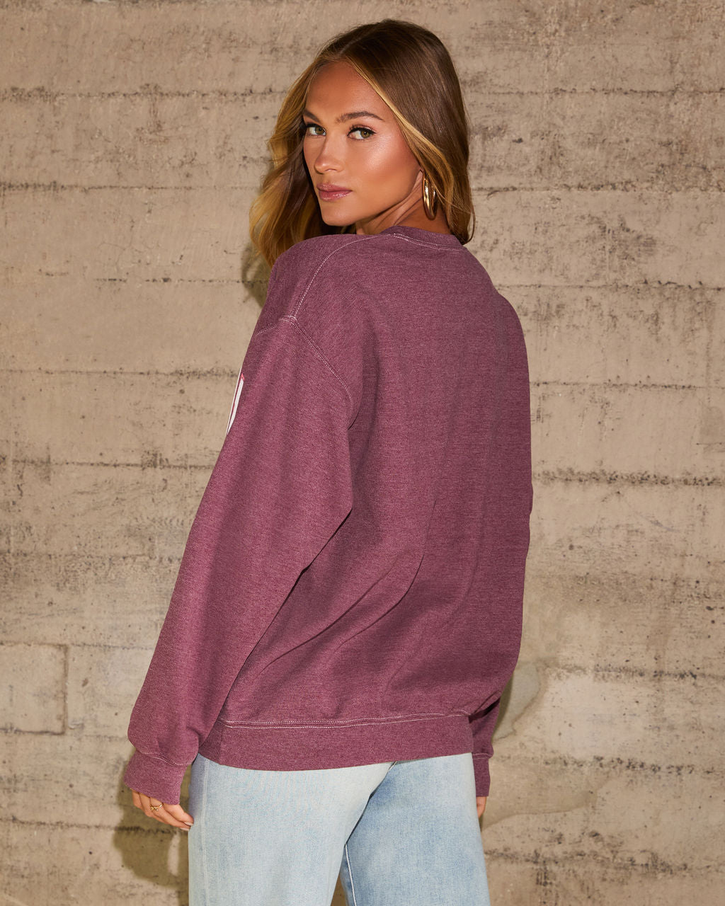 Grateful Relaxed Graphic Sweatshirt-Vogue Logic