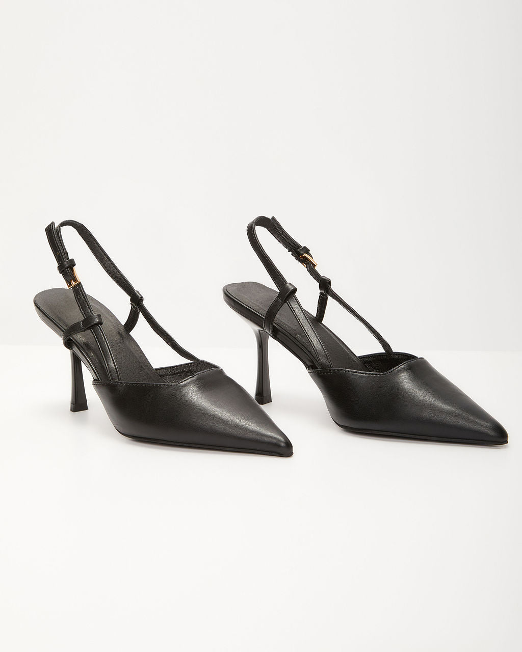 Isabel Pointed Toe Slingback Heels-Vogue Logic