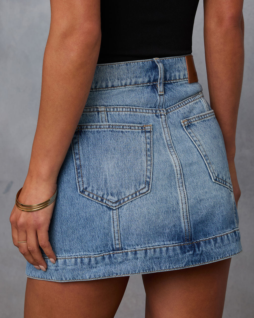 Look Twice Layered Mini Skirt-Vogue Logic