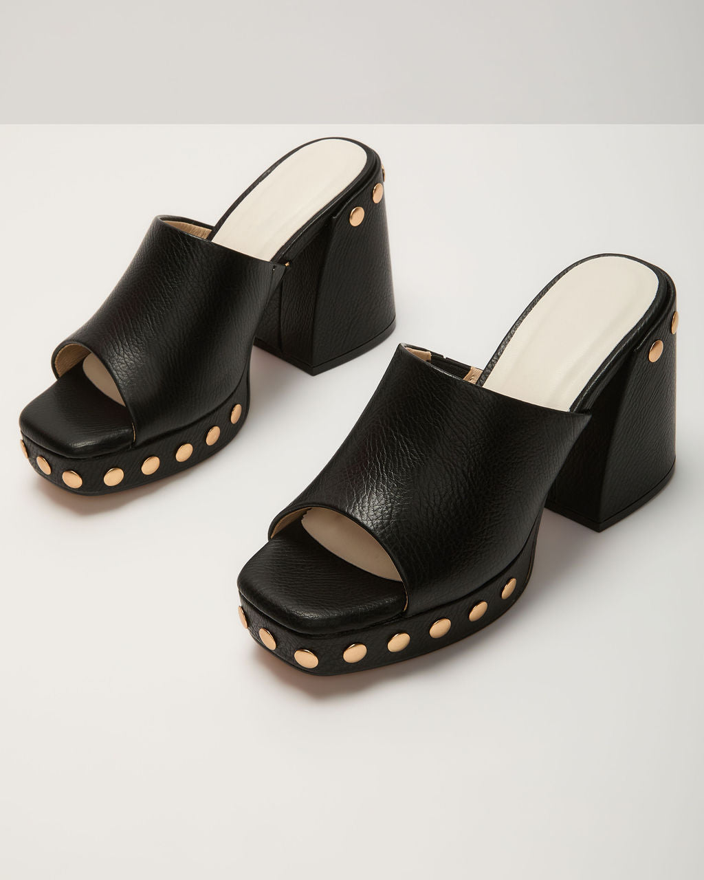 Asha Studded Platform Mule-Vogue Logic