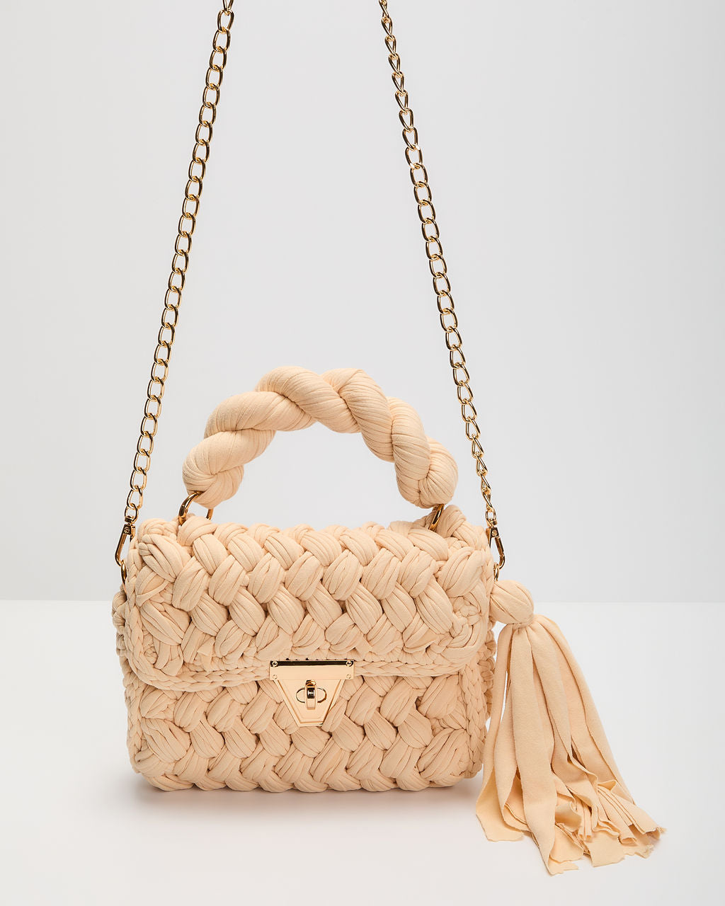 Resort Only Braided Top Handle Bag-Vogue Logic