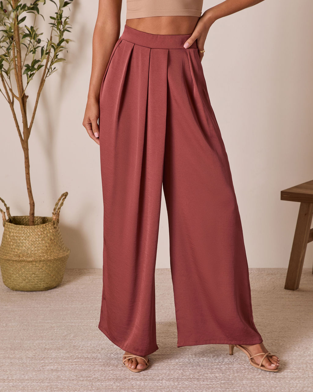 Roselynd Wide Leg Pants-Vogue Logic