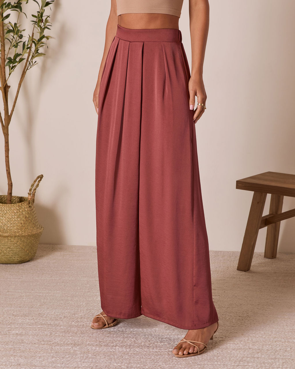 Roselynd Wide Leg Pants-Vogue Logic