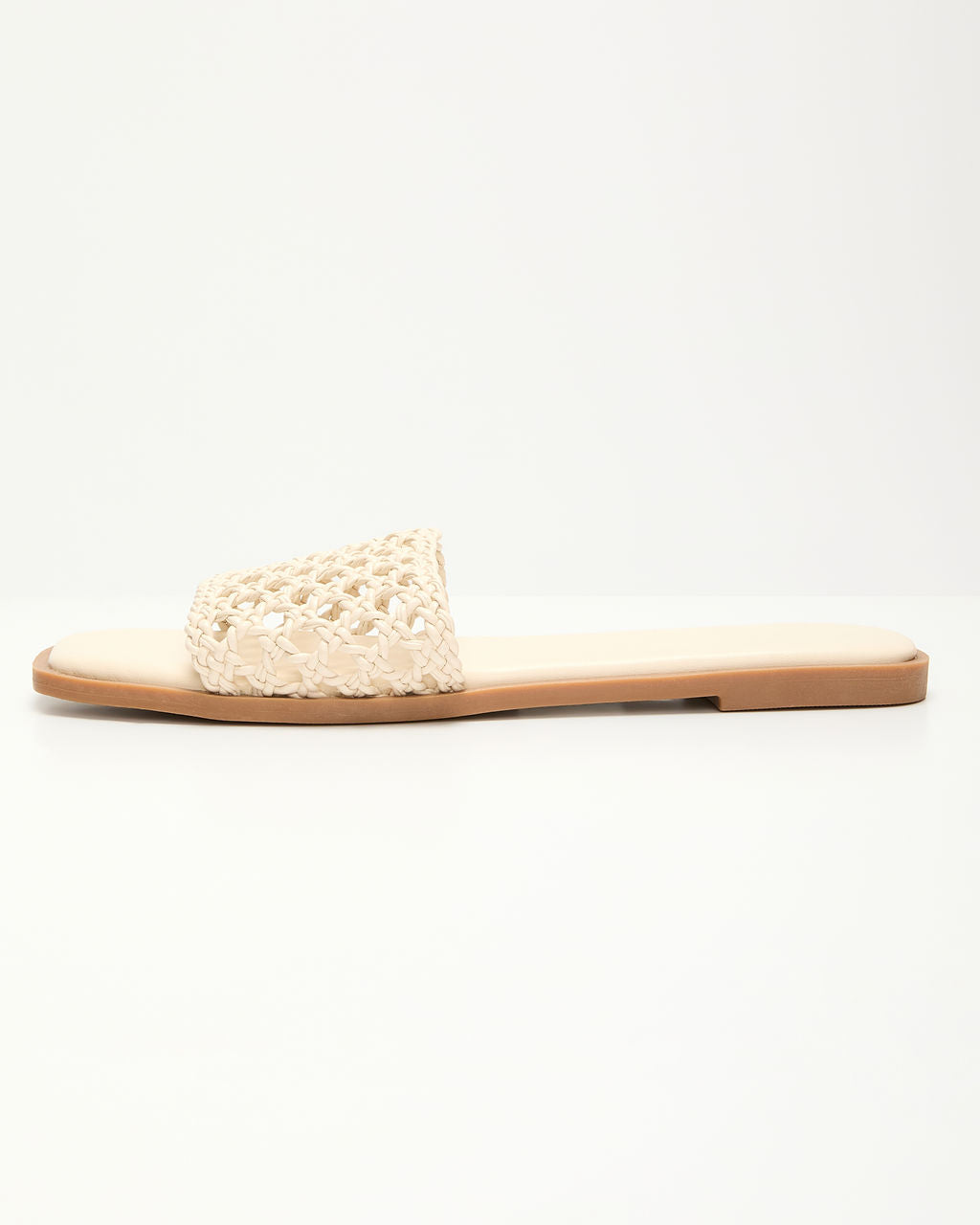 Warren Crochet Flat Sandals-Vogue Logic