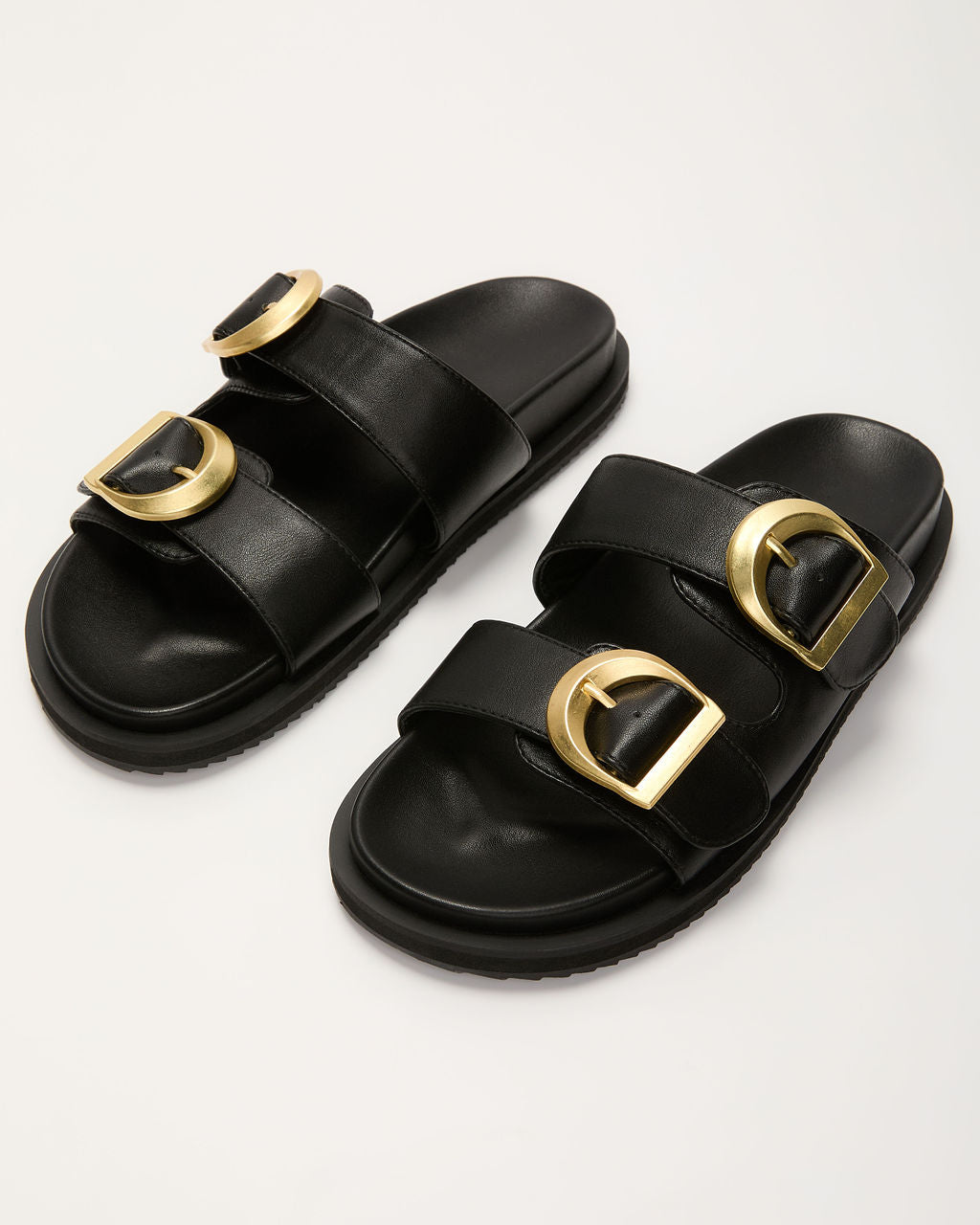 Tayo Raffia Flat Sandals-Vogue Logic