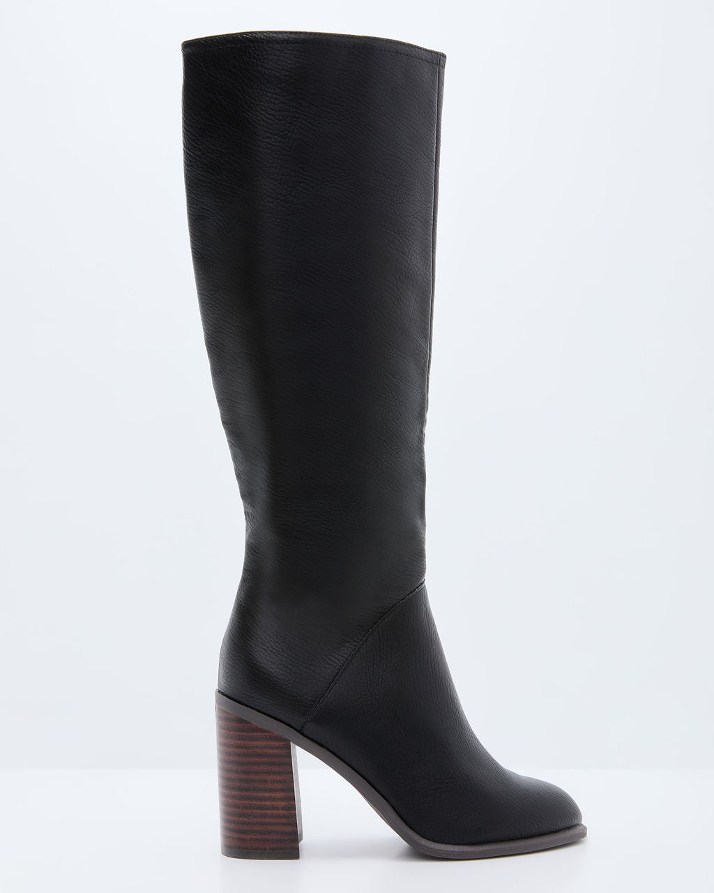 Always Here Block Heel Knee High Boots-Vogue Logic
