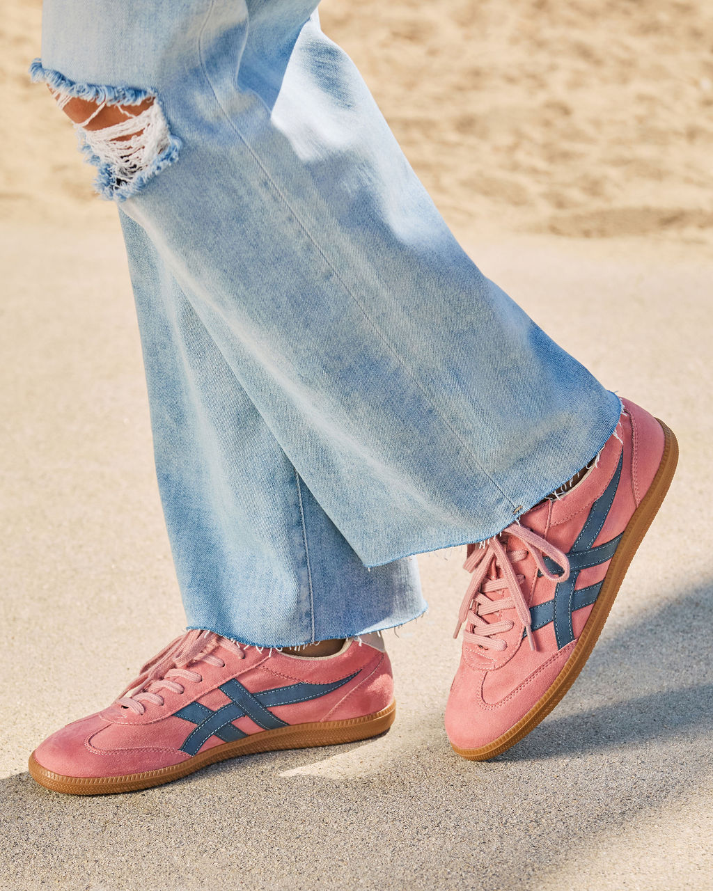 Wyonna Faux Suede Sneakers-Vogue Logic