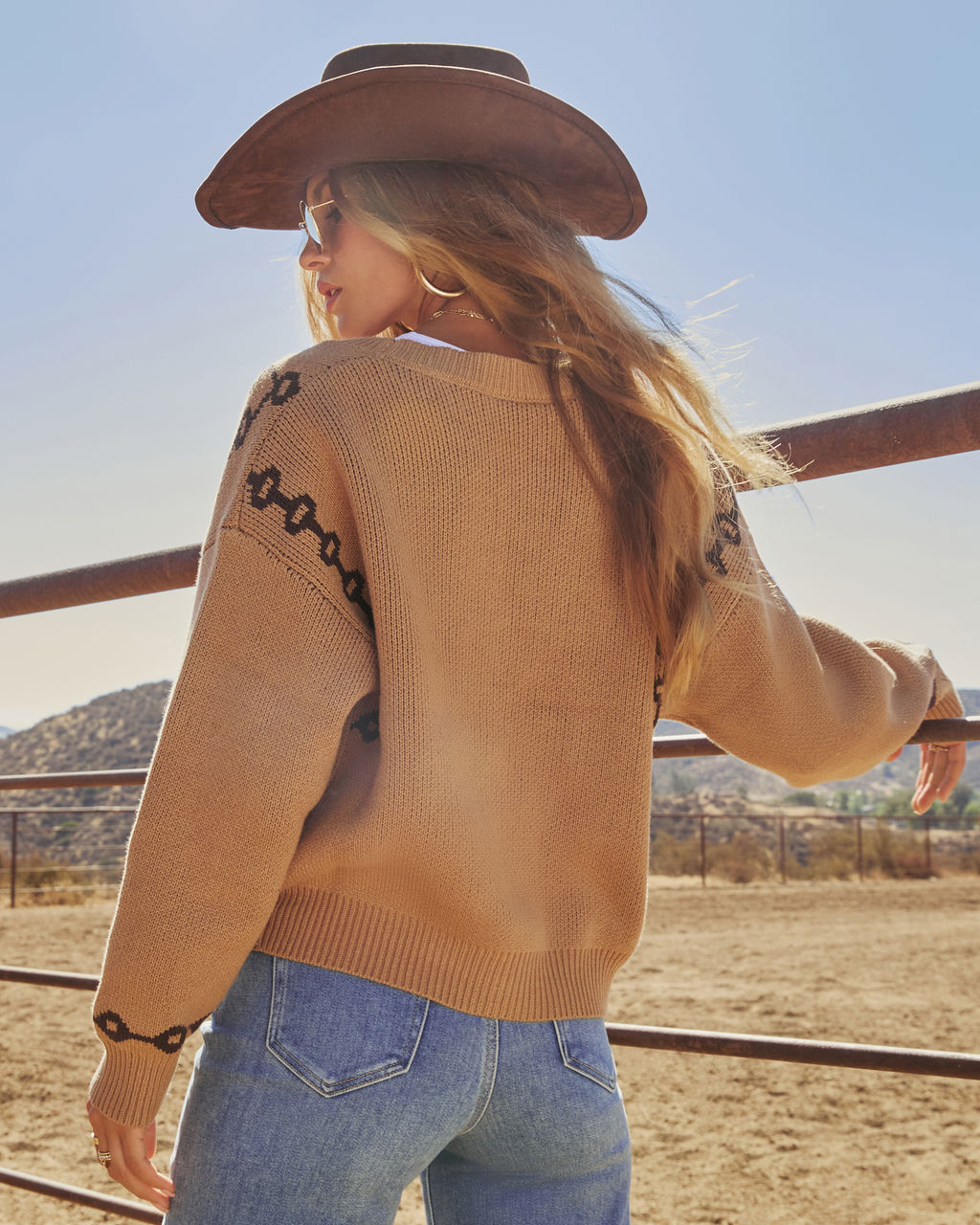 Mane Layer Horse Motif Cardigan-Vogue Logic