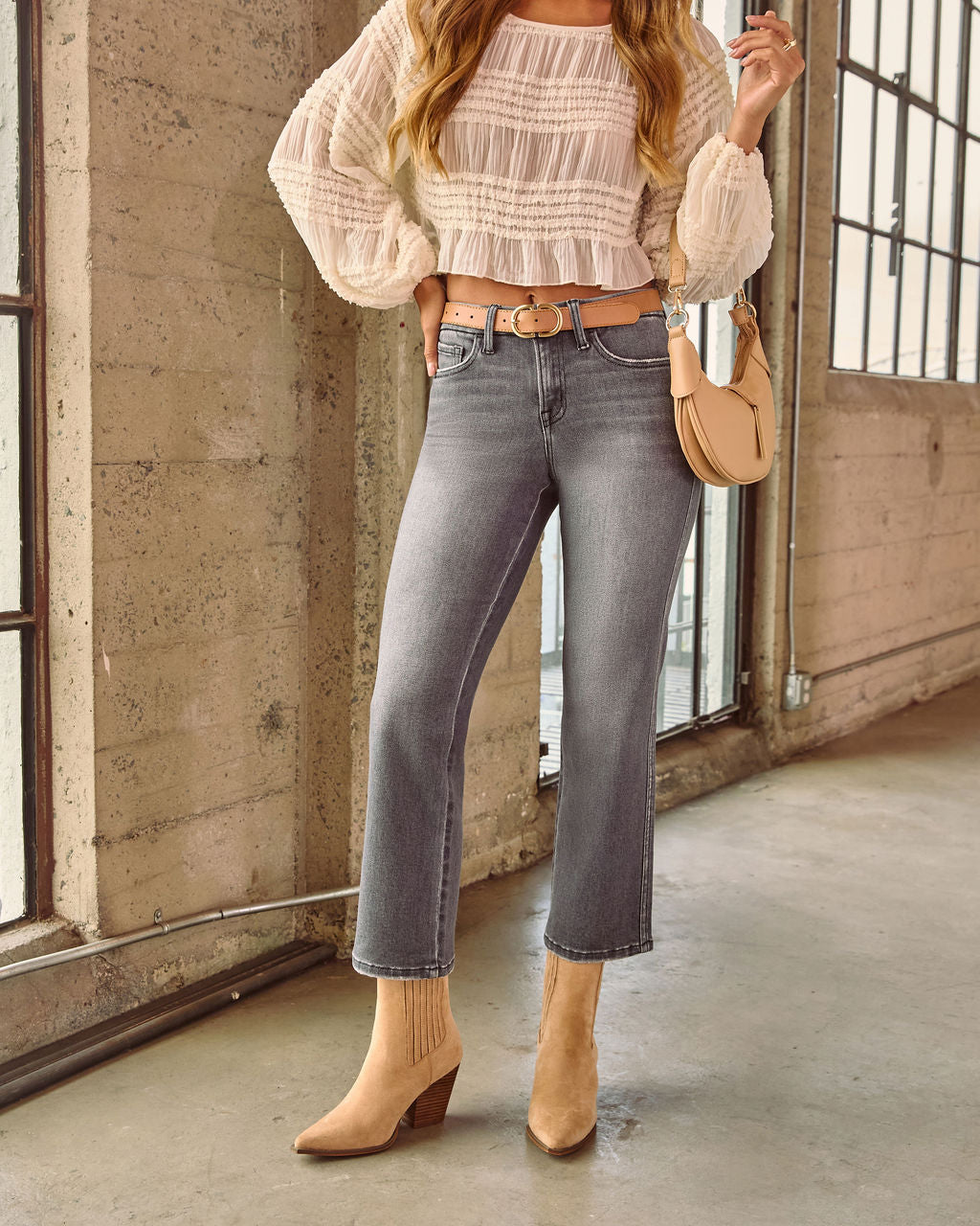 Nabil Super Stretch Straight Leg Jeans-Vogue Logic