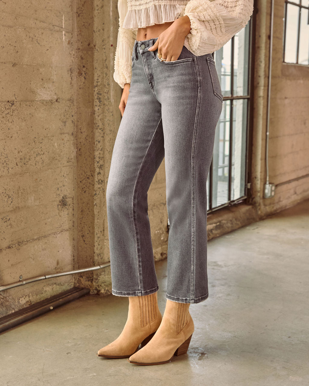 Nabil Super Stretch Straight Leg Jeans-Vogue Logic