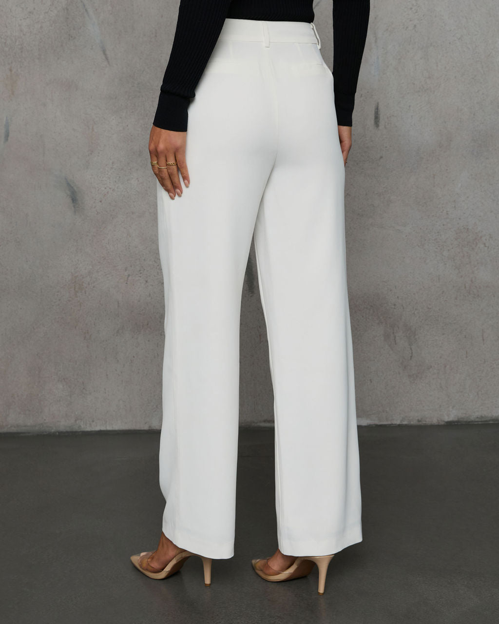 Special Charm High Rise Trouser Pants-Vogue Logic