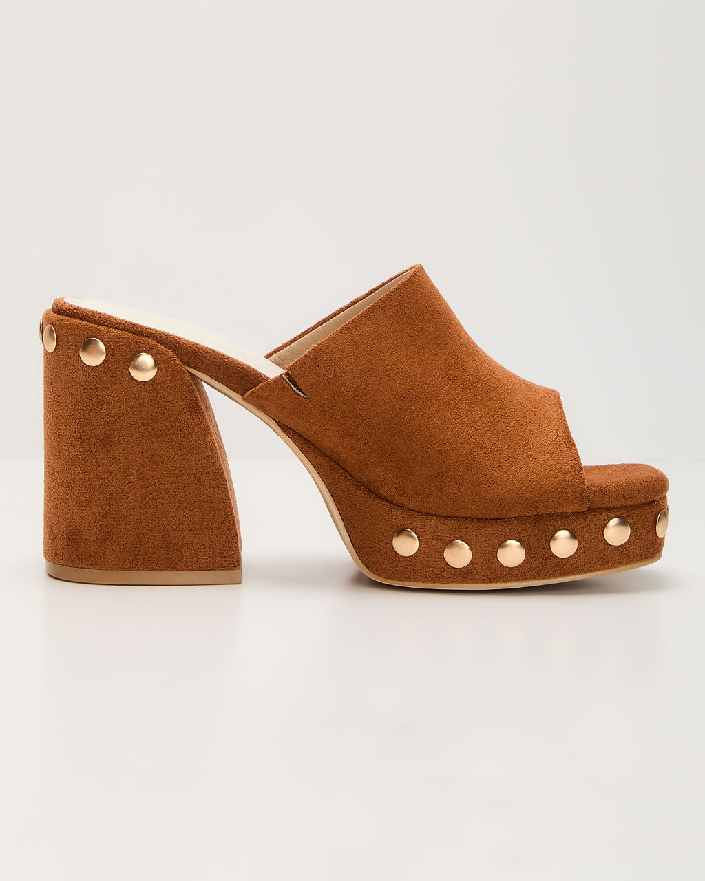 Asha Studded Platform Mule-Vogue Logic