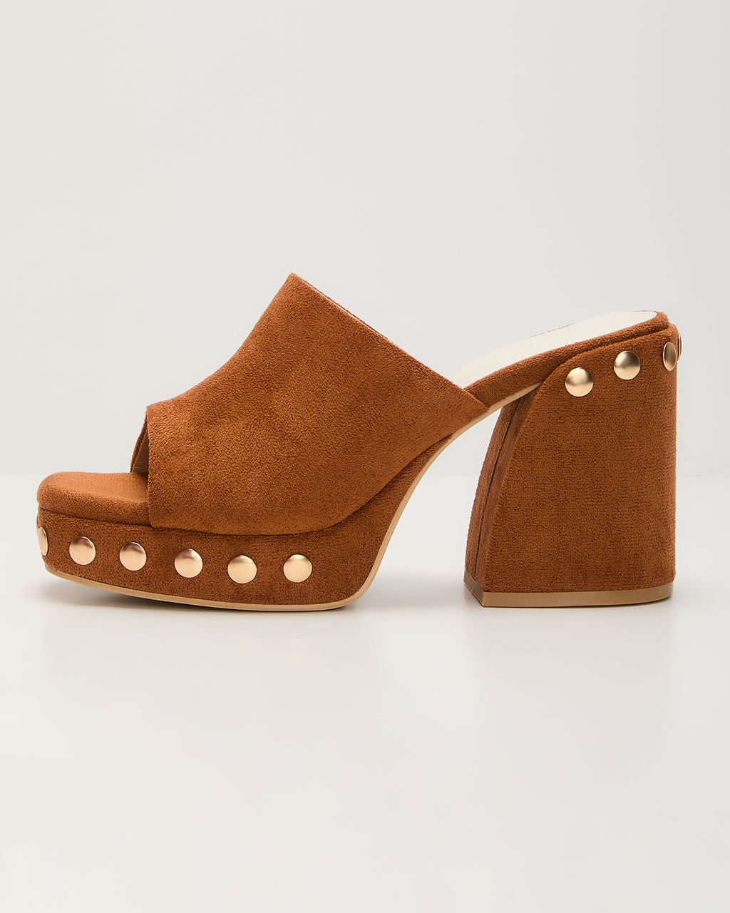 Asha Studded Platform Mule-Vogue Logic