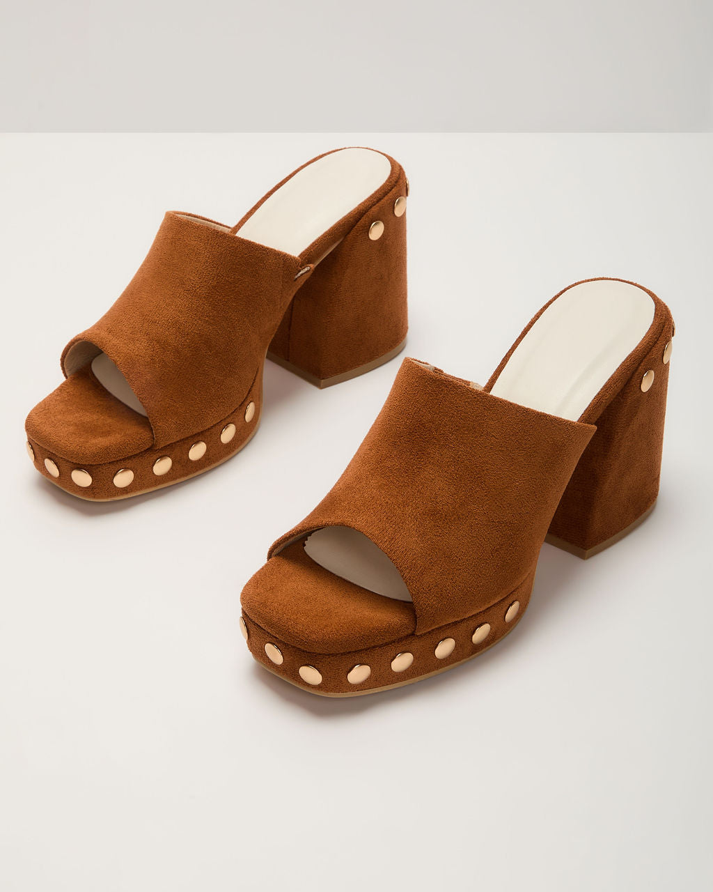 Asha Studded Platform Mule-Vogue Logic