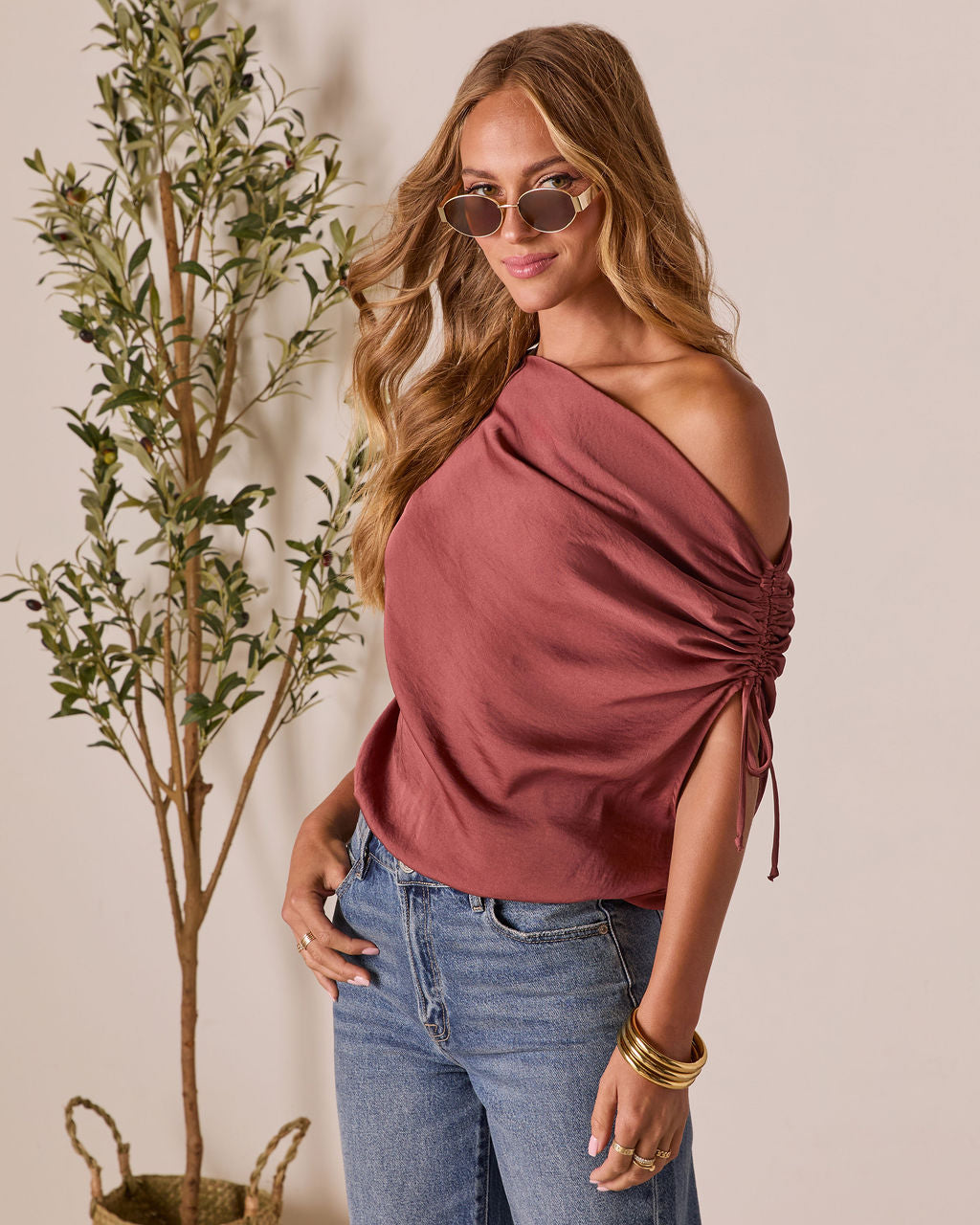 Roselynd Off The Shoulder Top-Vogue Logic