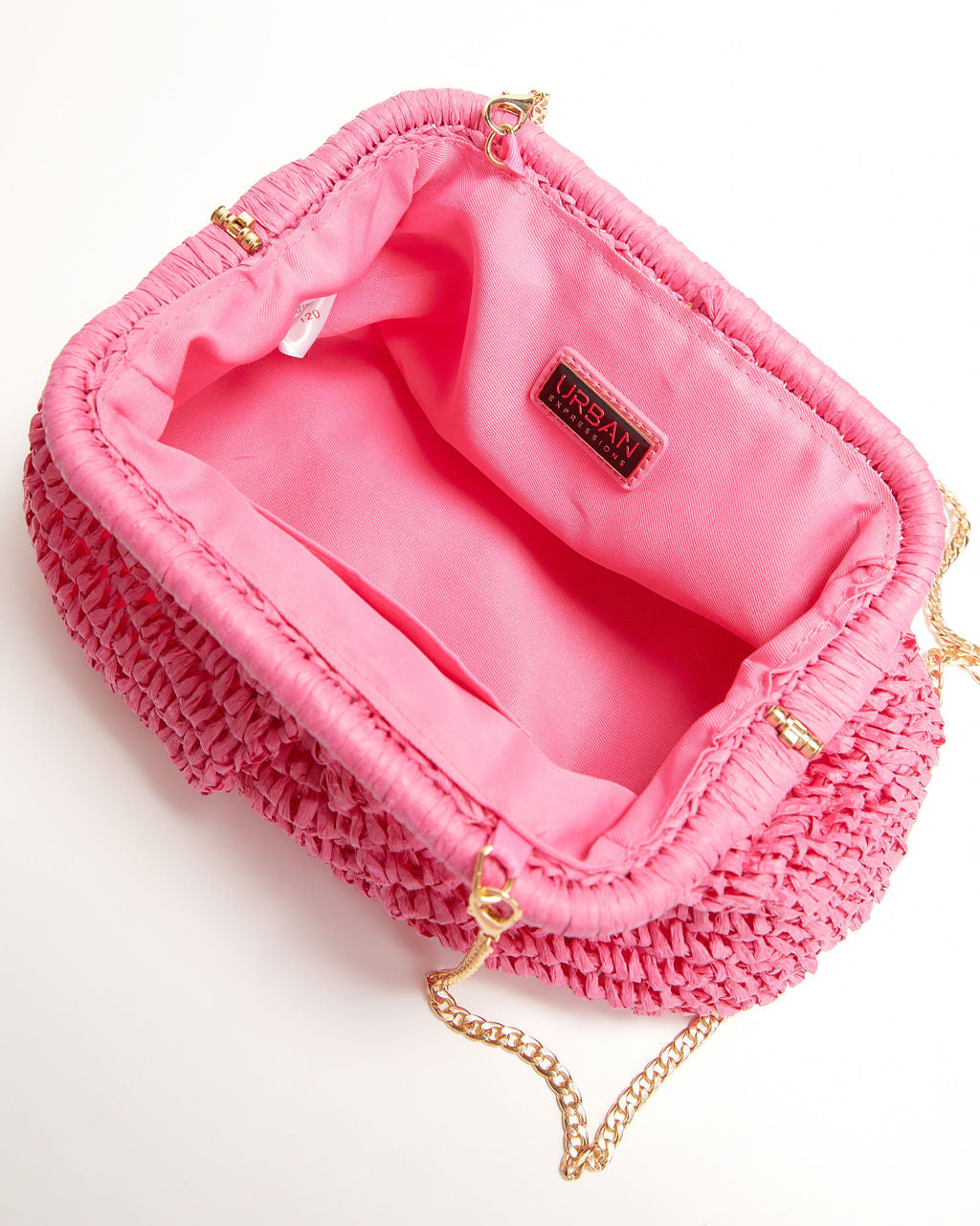 Poolside Straw Pouch Clutch-Vogue Logic