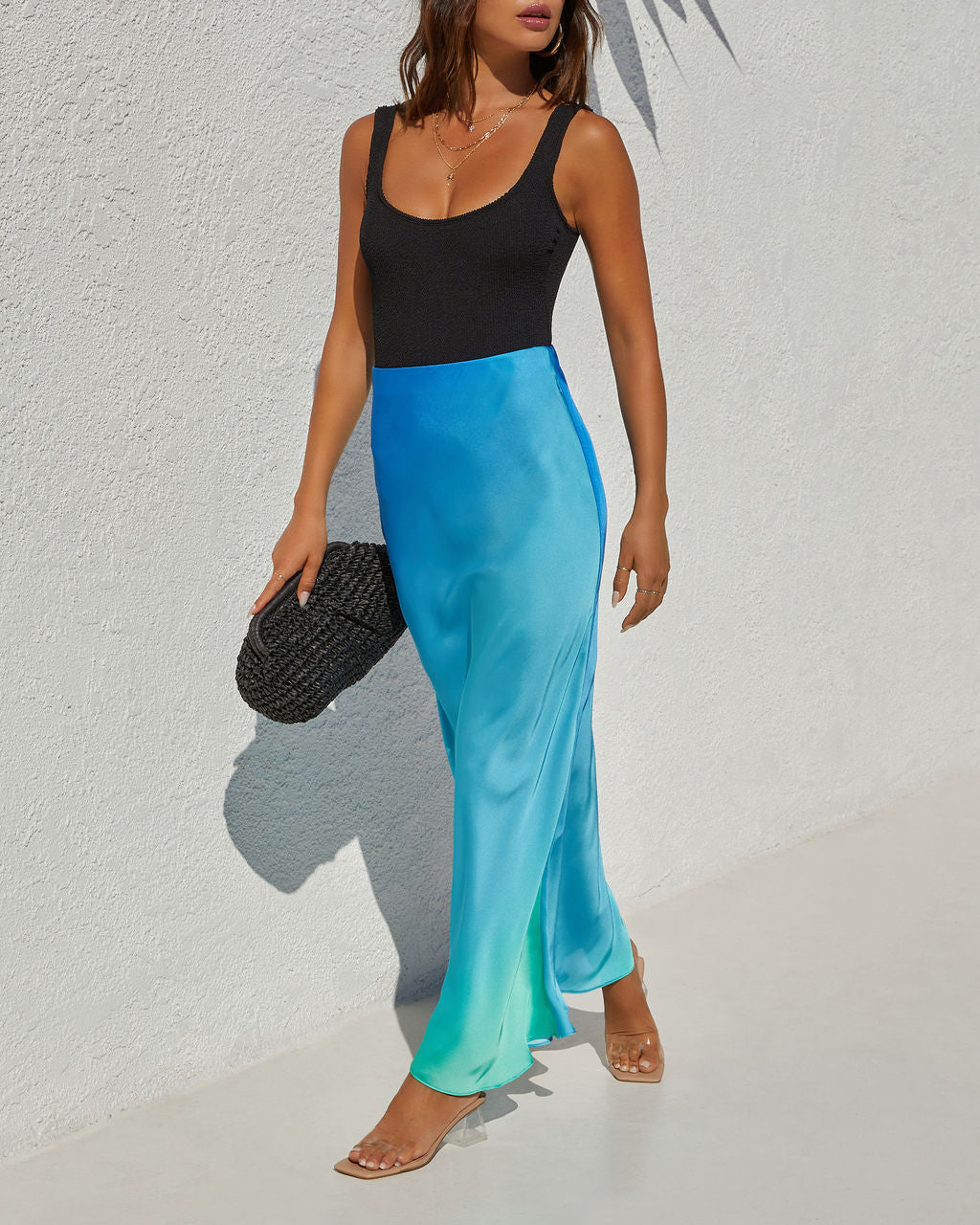 Mindee Ombre Maxi Skirt-Vogue Logic
