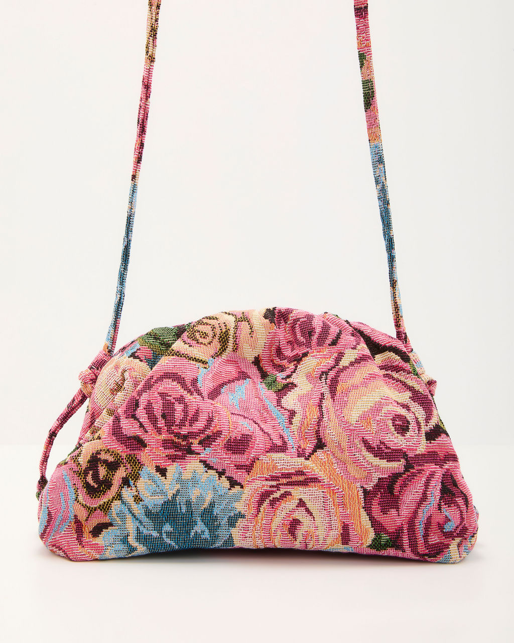 Letters to Love Floral Tapestry Clutch-Vogue Logic