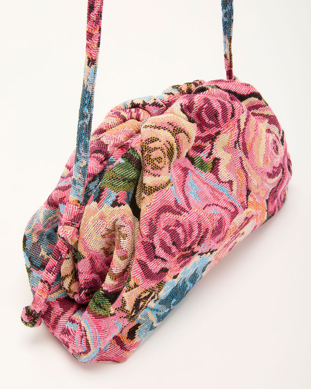 Letters to Love Floral Tapestry Clutch-Vogue Logic