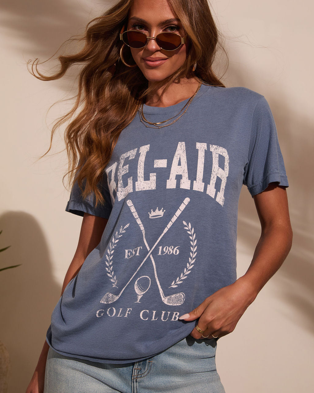 Bel Air Golf Club Short Sleeve Graphic Tee-Vogue Logic