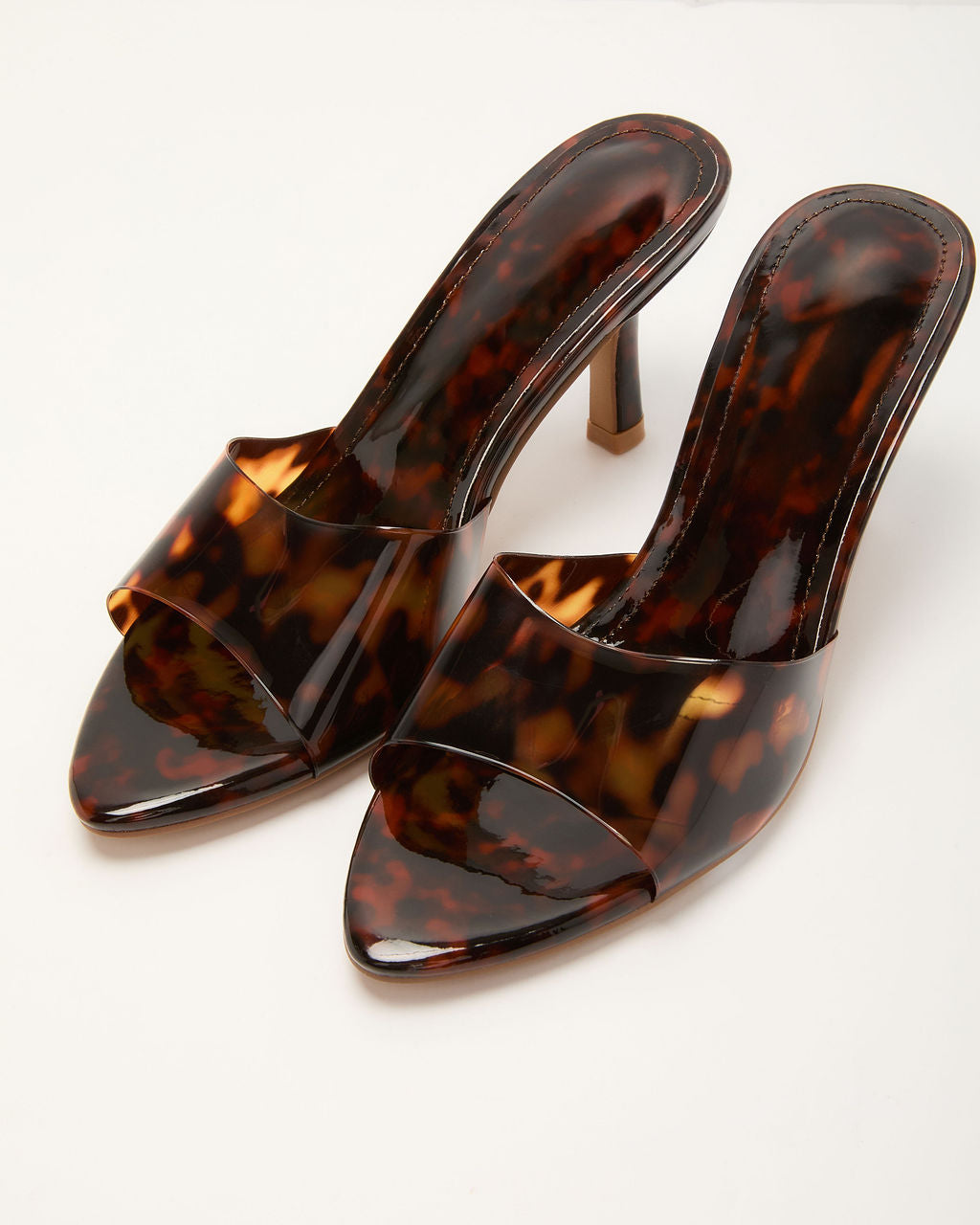 Island Spark Leopard Print PVC Mule-Vogue Logic