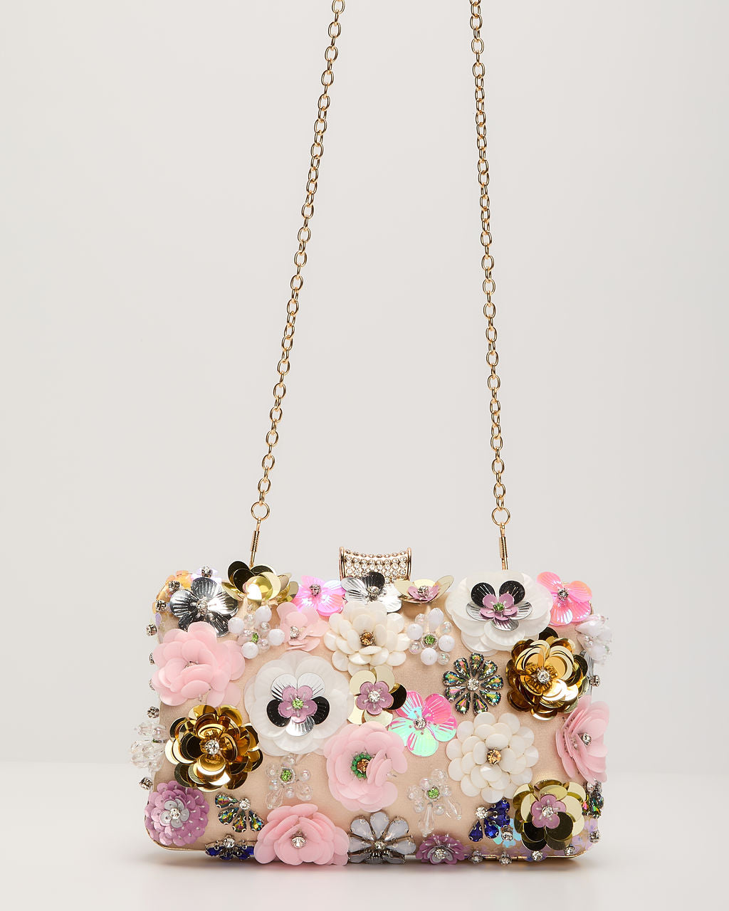 Like Wildflowers Floral Embroidered Clutch-Vogue Logic