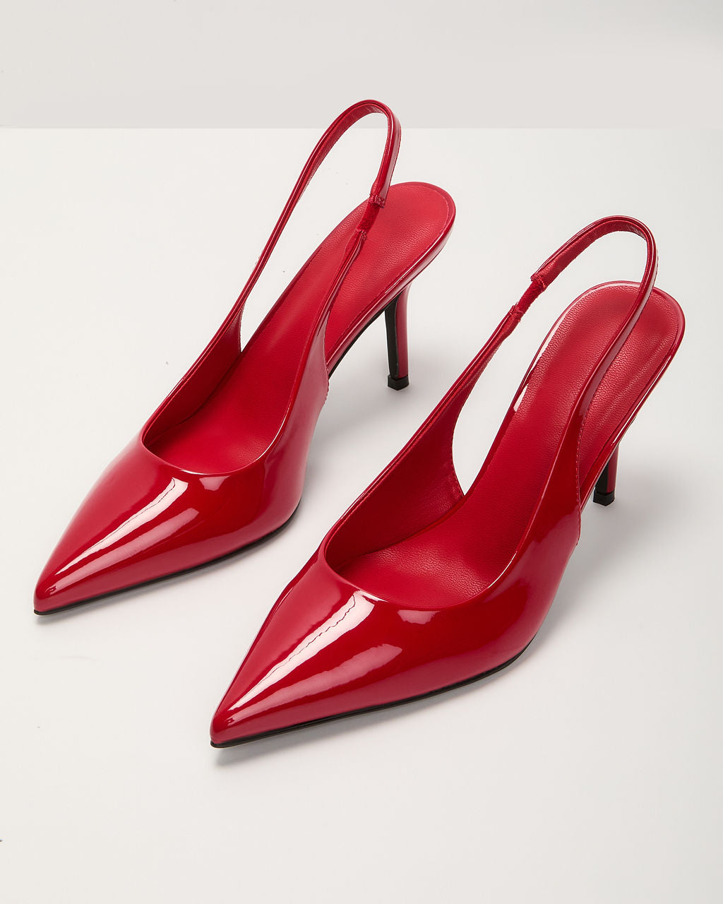Right Here Slingback Patent Leather Heels-Vogue Logic