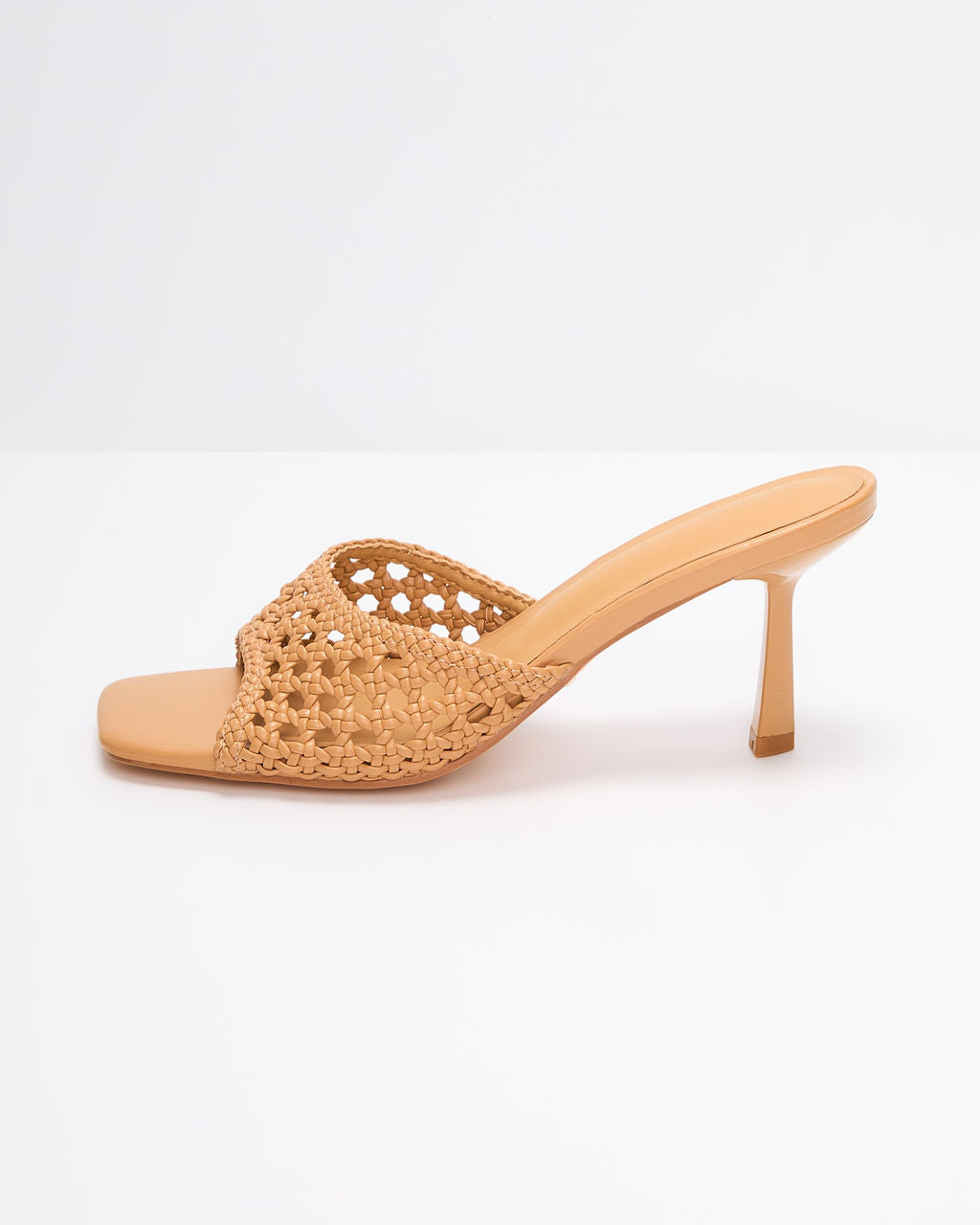 Carrie Ann Woven Open Toe Heeled Sandals-Vogue Logic
