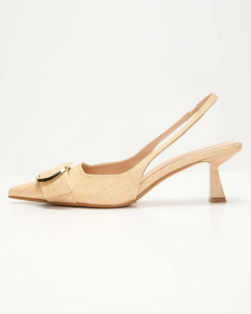 Madyson Slingback Buckle Heels-Vogue Logic