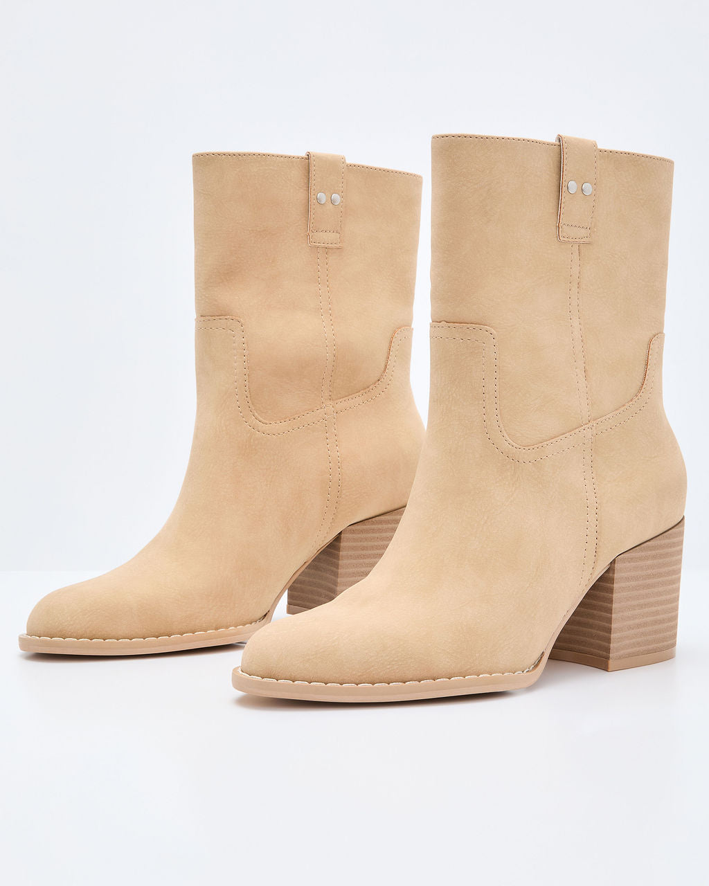 Wrenley Suede Ankle Booties-Vogue Logic