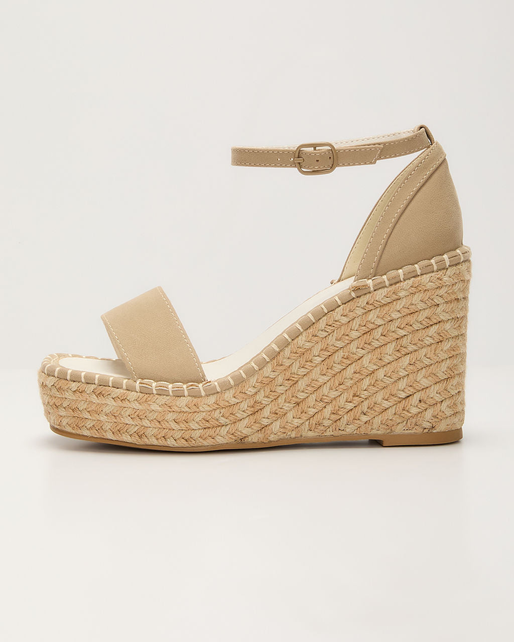 Vivvy Raffia Wedge Sandal-Vogue Logic
