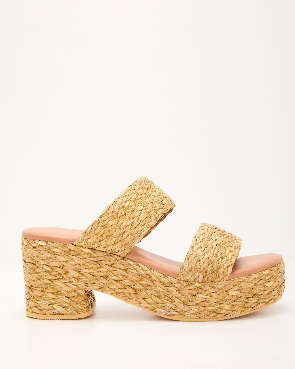 Wyona Straw Platform Heel-Vogue Logic