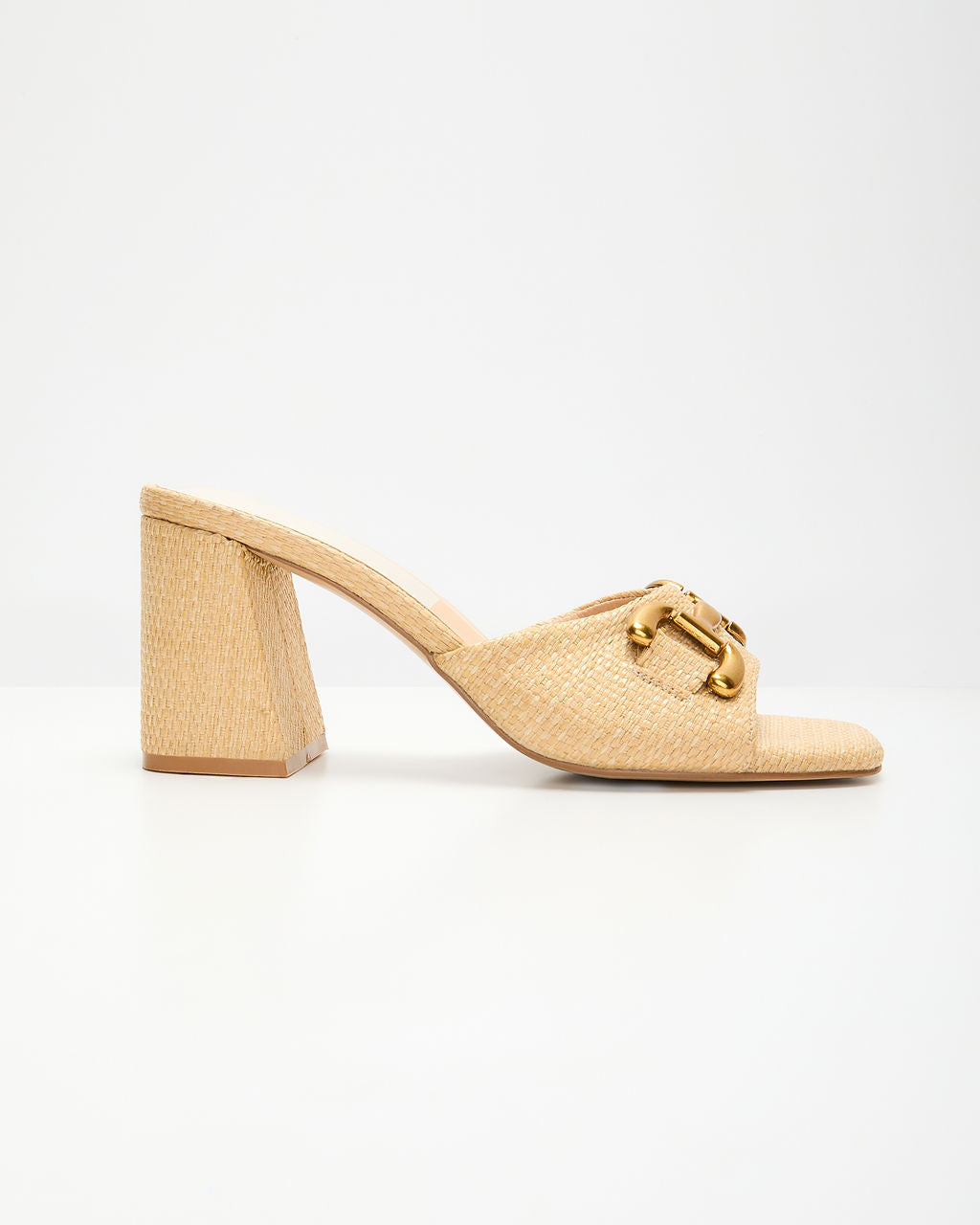Yarah Raffia Horsebit Mule-Vogue Logic
