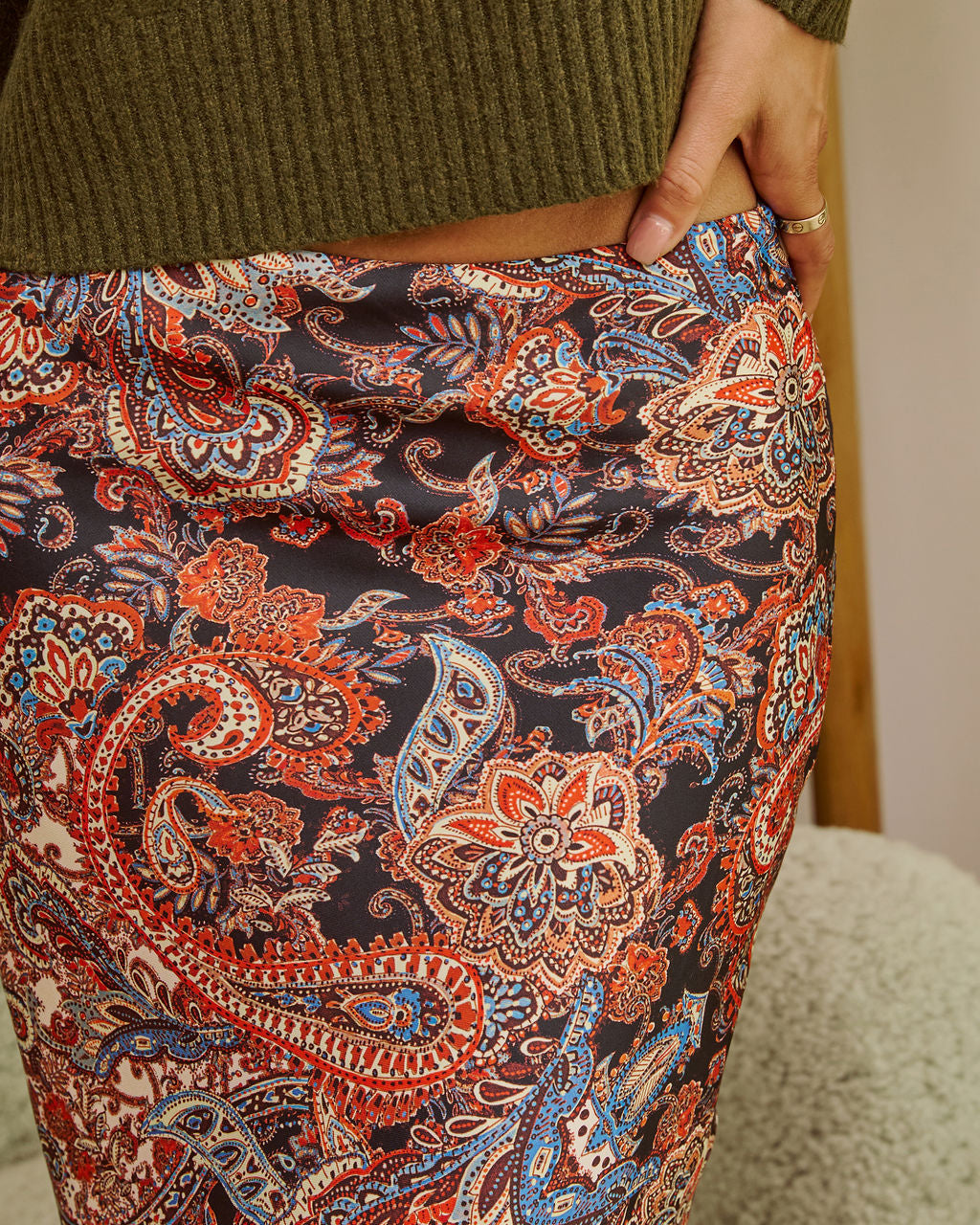 Opaline Paisley Maxi Skirt-Vogue Logic