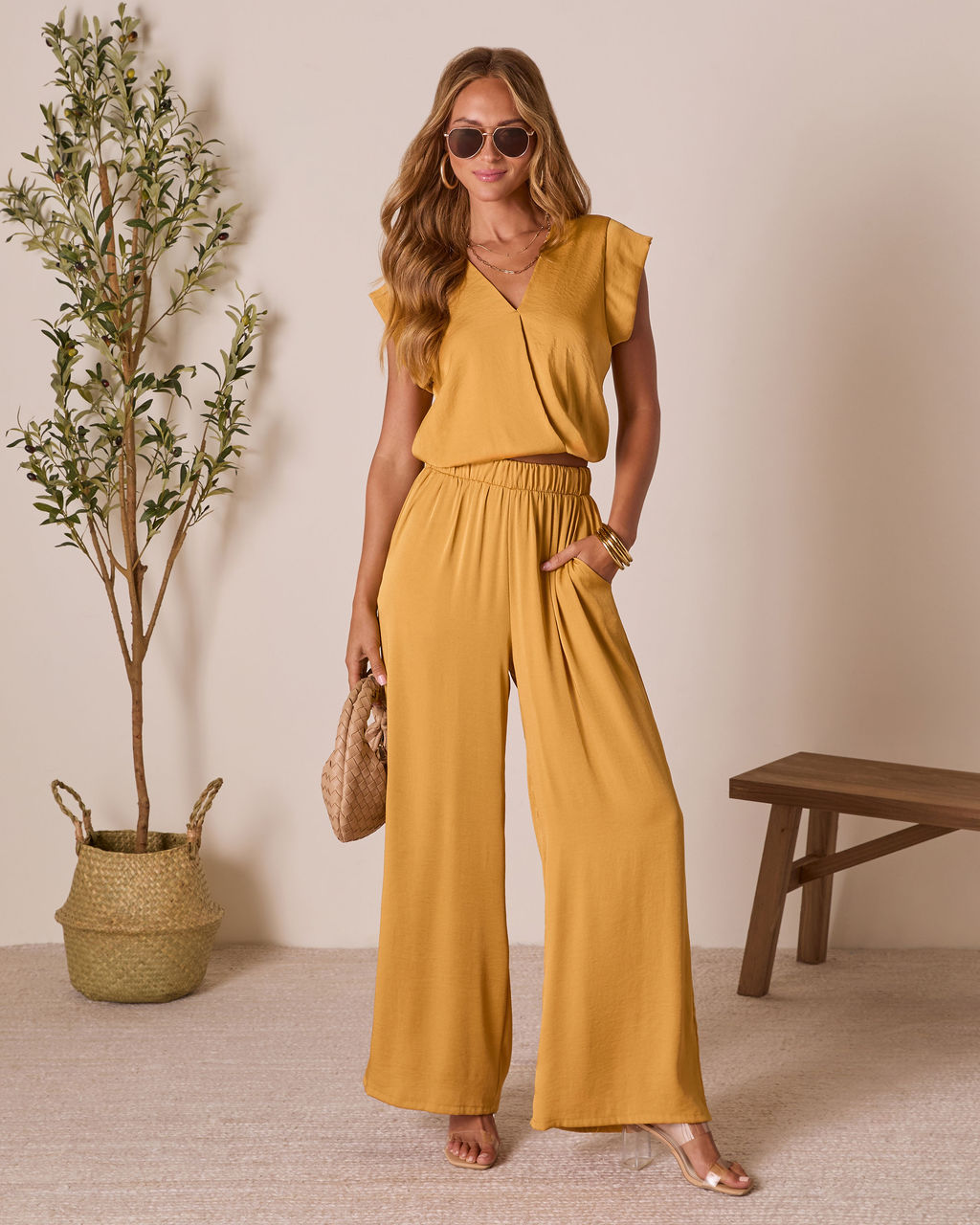 Better Days Draped Front Top-Vogue Logic