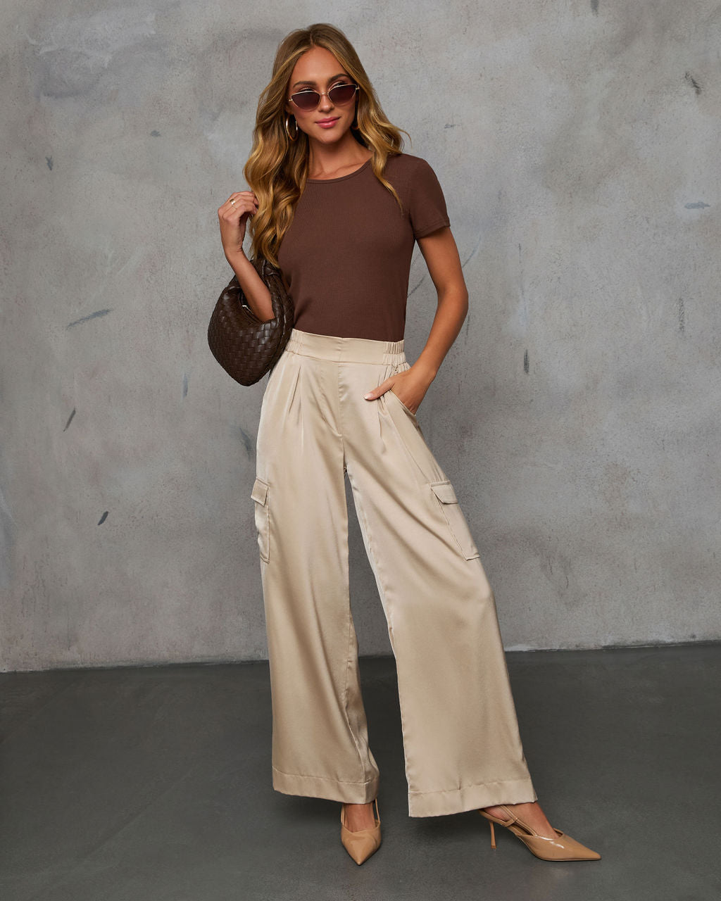 Trixie Ribbed Knit Tee-Vogue Logic