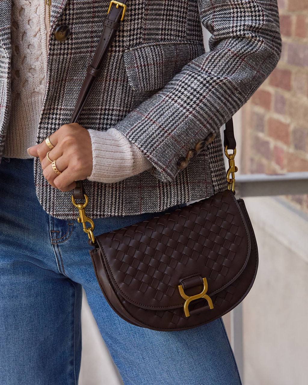 Annalyn Woven Crossbody Bag-Vogue Logic