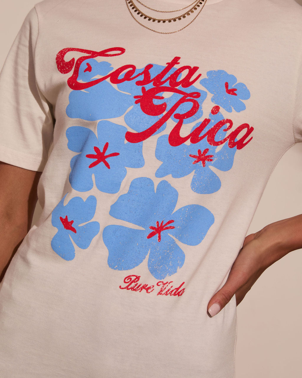 Costa Rica Short Sleeve Graphic Tee-Vogue Logic