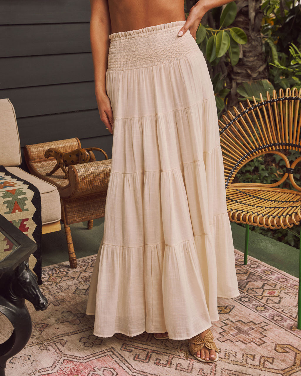 Dulce High Waisted Maxi Skirt-Vogue Logic