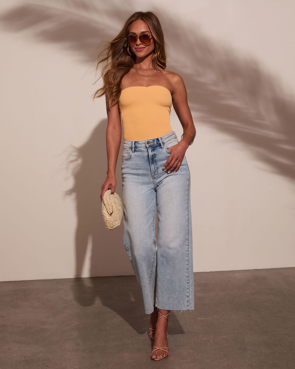 Chill Days Ribbed Tube Top-Vogue Logic