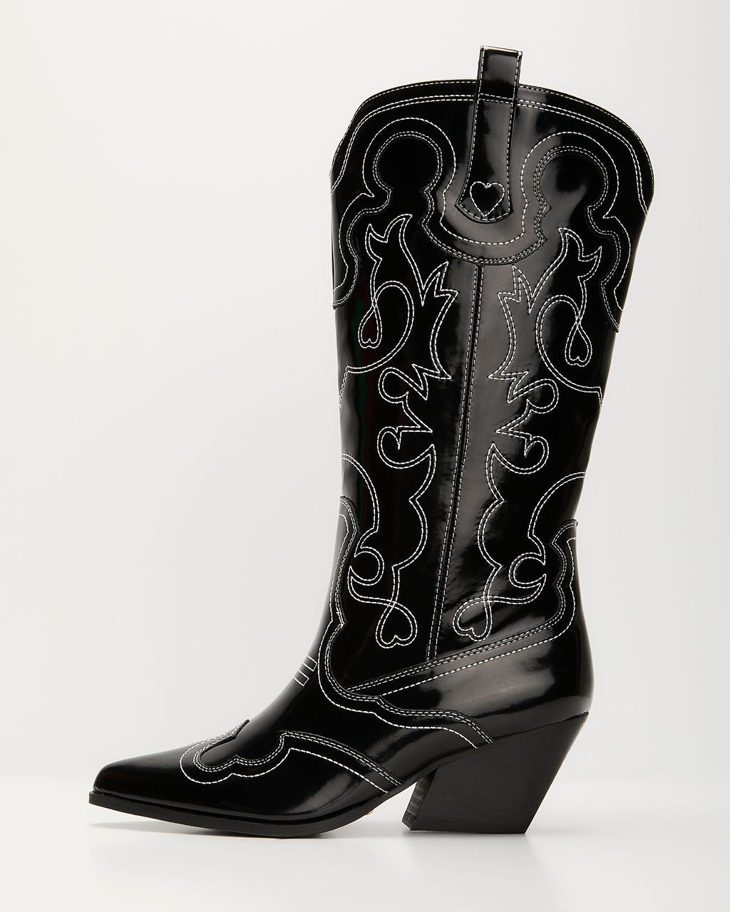 Festival Funk Stitched Western Boots-Vogue Logic