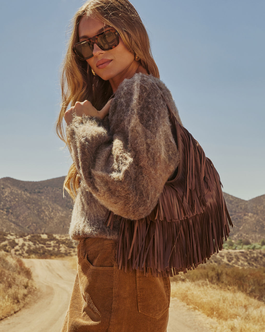 Amber Season Fringe Shoulder Bag-Vogue Logic