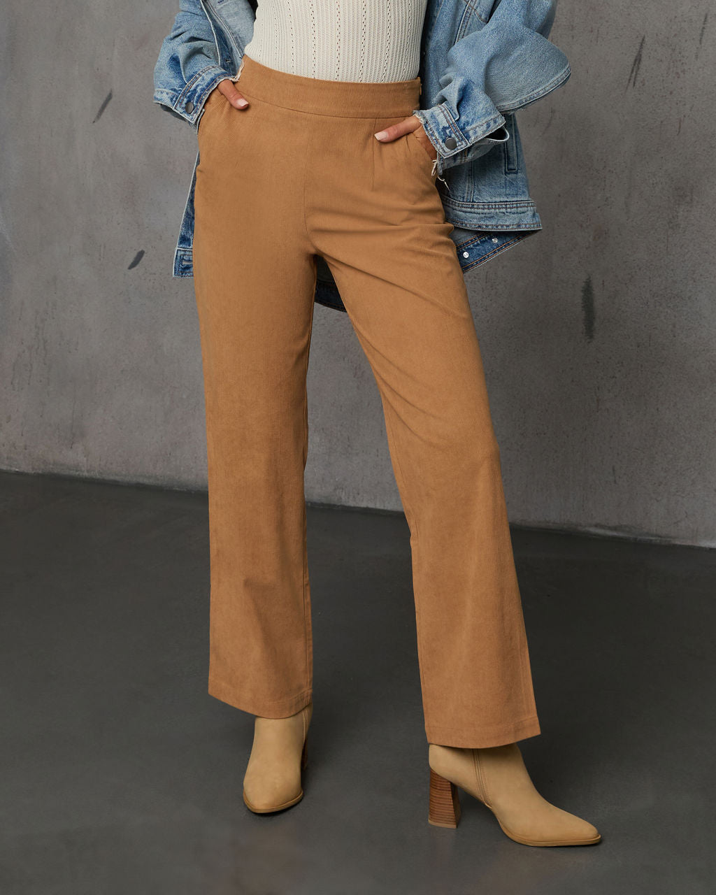 Tustin Straight Leg Corduroy Pants-Vogue Logic