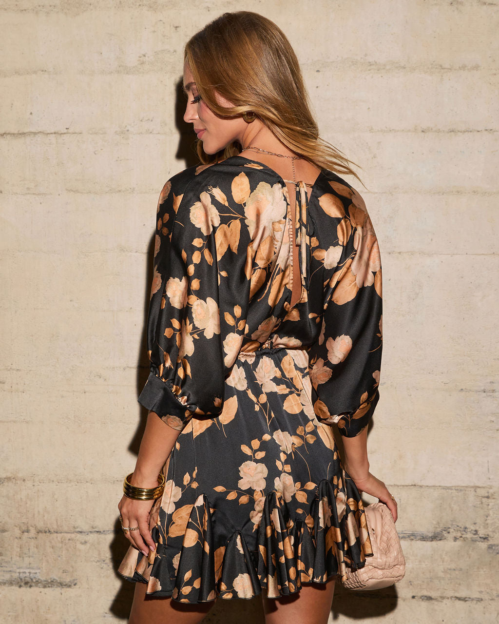 Elowen Edit Printed Mini Dress-Vogue Logic