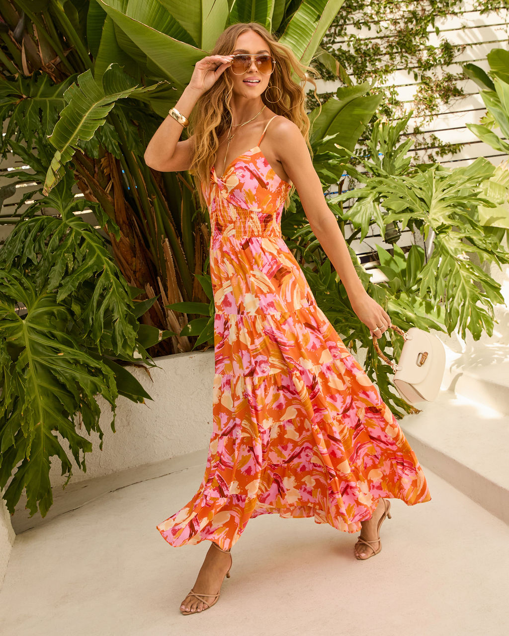 Paradise Tropics Maxi Dress-Vogue Logic