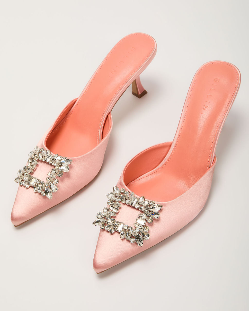 Lets Dance Rhinestone Buckle Mule-Vogue Logic