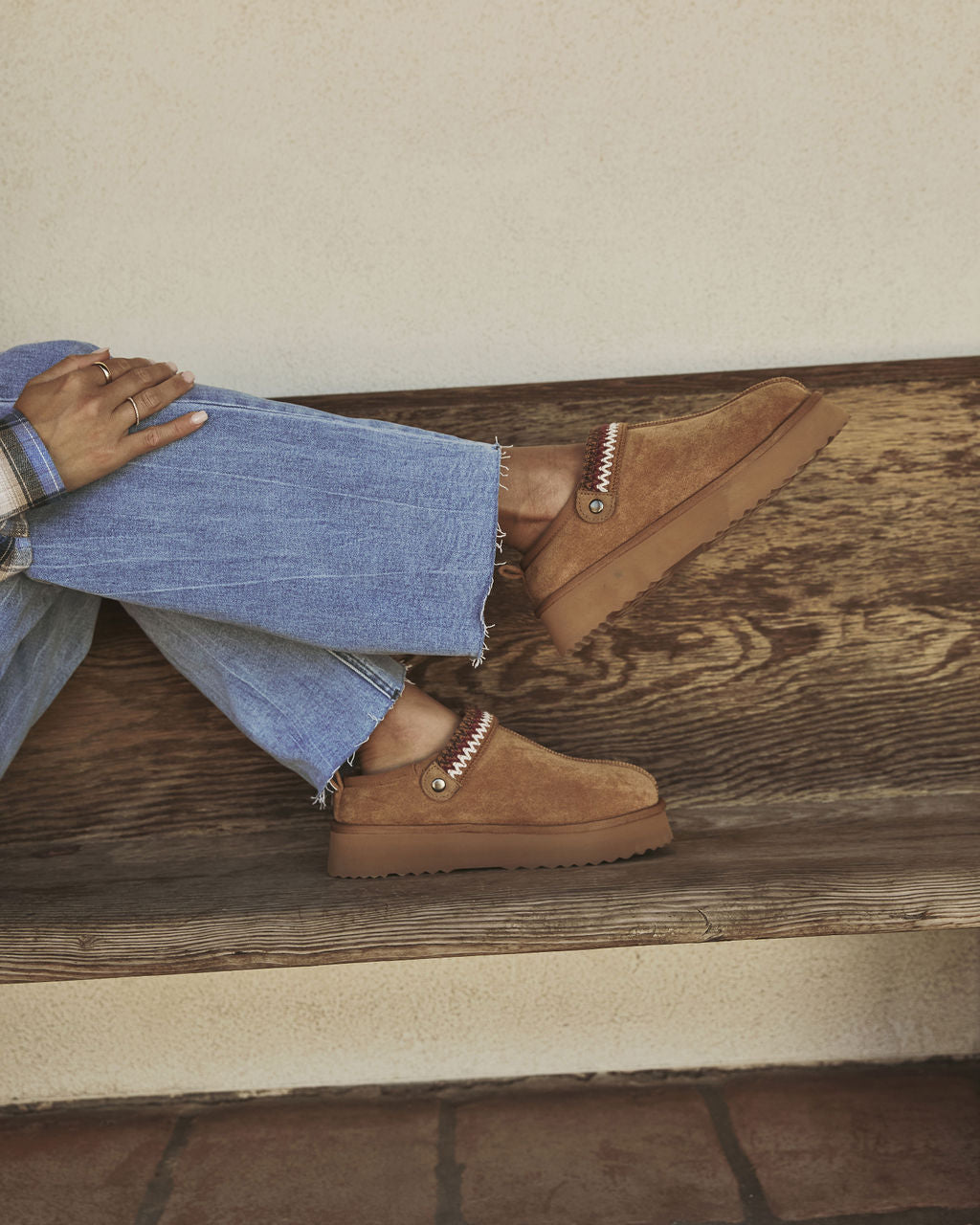 Selena Platform Slippers-Vogue Logic