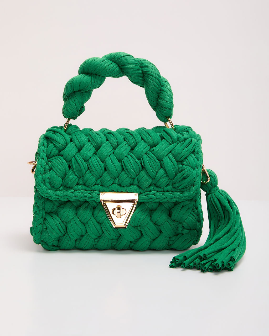 Resort Only Braided Top Handle Bag-Vogue Logic