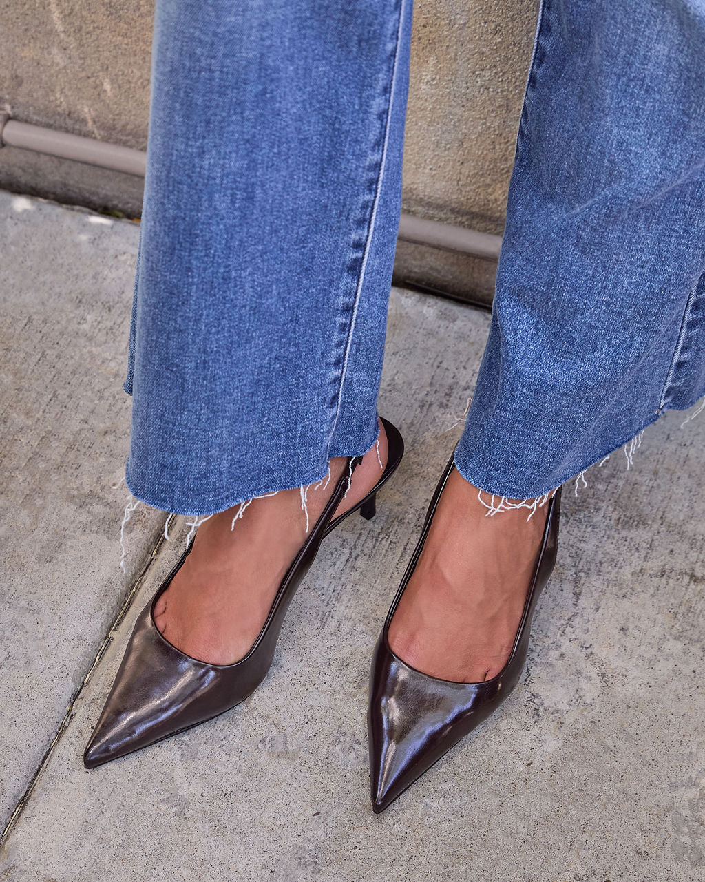 Isaline Leopard Slingback Heels-Vogue Logic