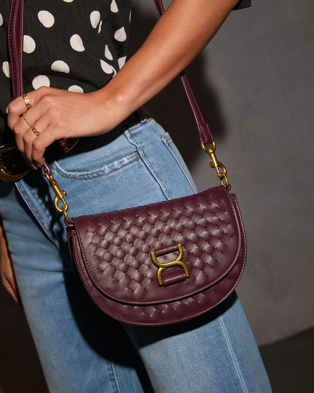 Annalyn Woven Crossbody Bag-Vogue Logic